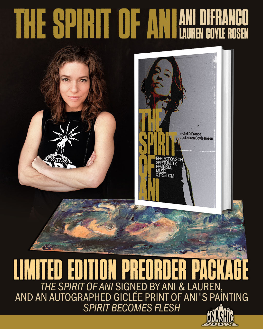 Ani DiFranco Announces Her Latest Book "The Spirit of Ani" Out March 3rd on Akashic Books