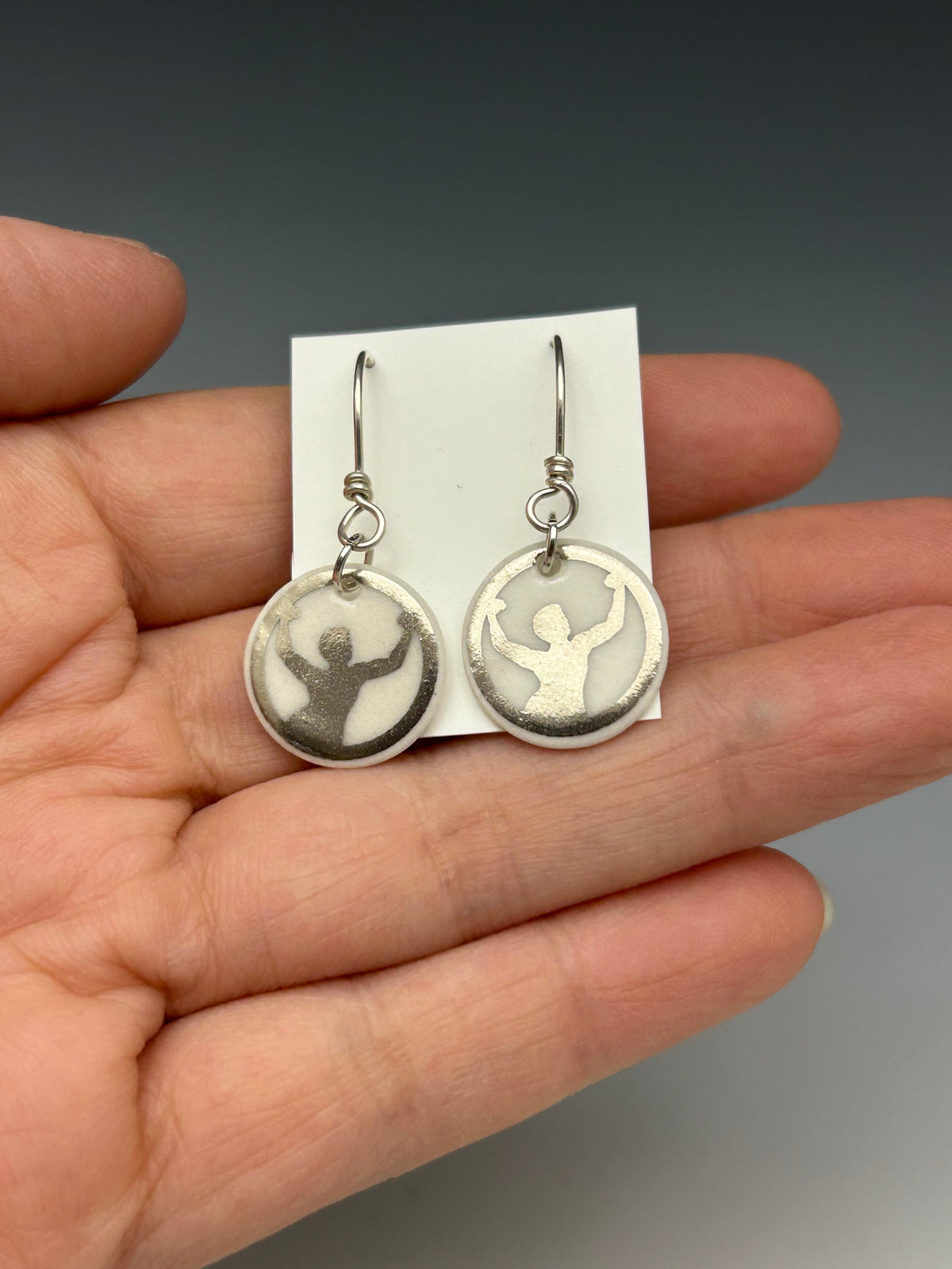 Circle Dangle Earrings