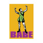 babe yellow sticker